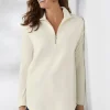 Wear Now Styles | Sweaters & Cardigans-Soft Surroundings Adalyn Pullover Tunic Grey Blue Heather