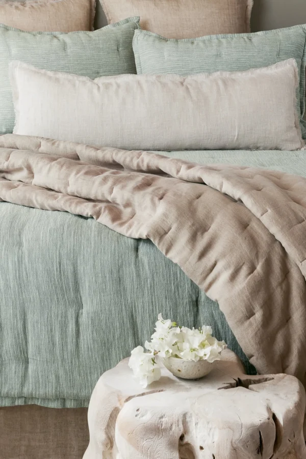 Decorative Pillows | pillows-Soft Surroundings Adrina Long Bolster Pillow Ivory