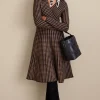 work to play | patterned-Soft Surroundings Aida Dress Hazelnut