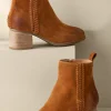 boots-Soft Surroundings Antelope Nila Braid Bootie Cognac