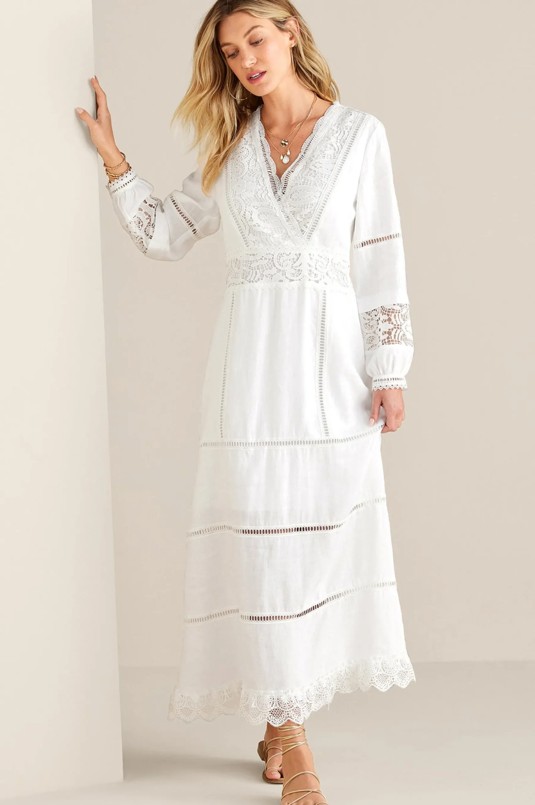 araminta_dress_0.webp Feminine Flourish | Global Artistry-Soft Surroundings Araminta Dress White