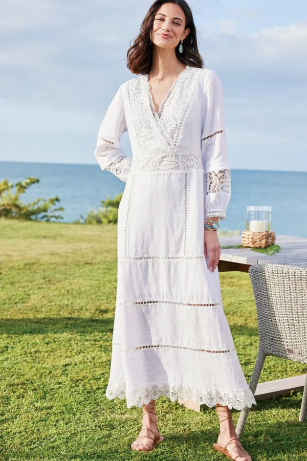 Feminine Flourish | Global Artistry-Soft Surroundings Araminta Dress White
