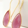 Earrings | earrings-Soft Surroundings Aurora Drop Earring Pink