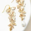 Earrings | earrings-Soft Surroundings Aurora Floral Cascade Earring Gold