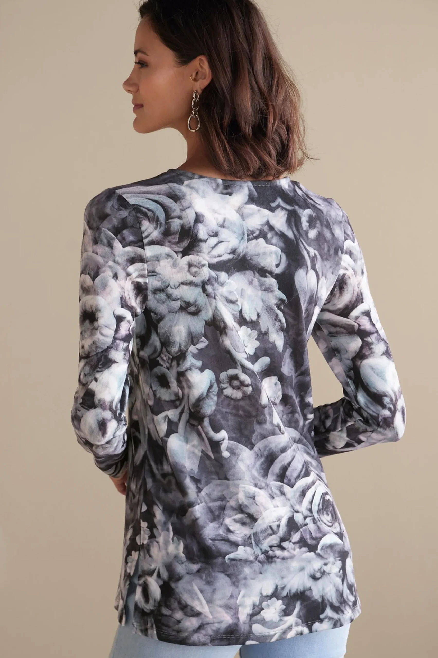 aviana_top_2.webp long sleeve | prints-Soft Surroundings Aviana Top Multi Floral