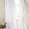 Window Coverings-Soft Surroundings Balloon Drapery Panel Antique Blue
