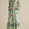 Feminine Flourish | Vacation Shop-Soft Surroundings Baroque Maxi Dress Multi Floral