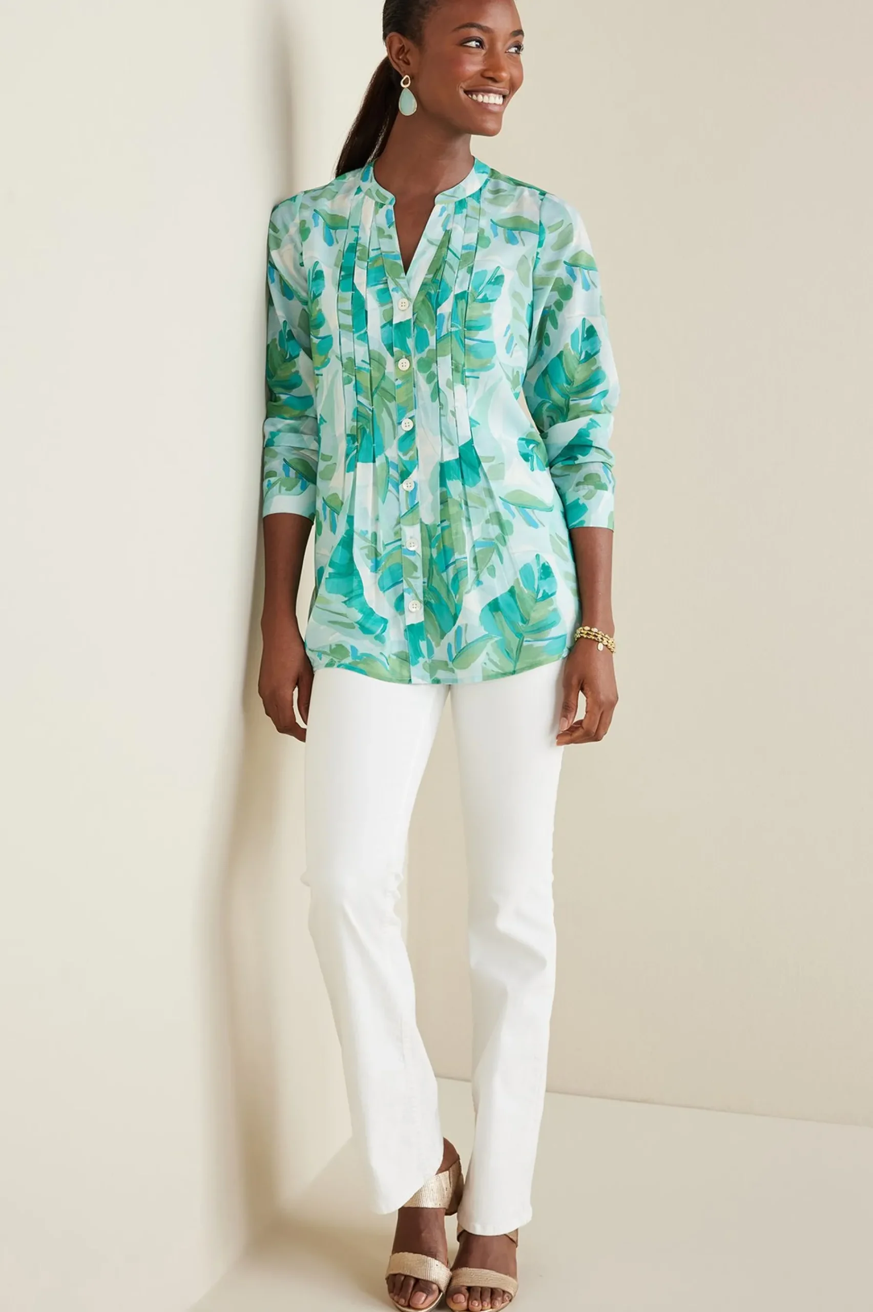 baroque_top__cami_5.webp Feminine Flourish | Vacation Shop-Soft Surroundings Baroque Top & Cami Multi Floral