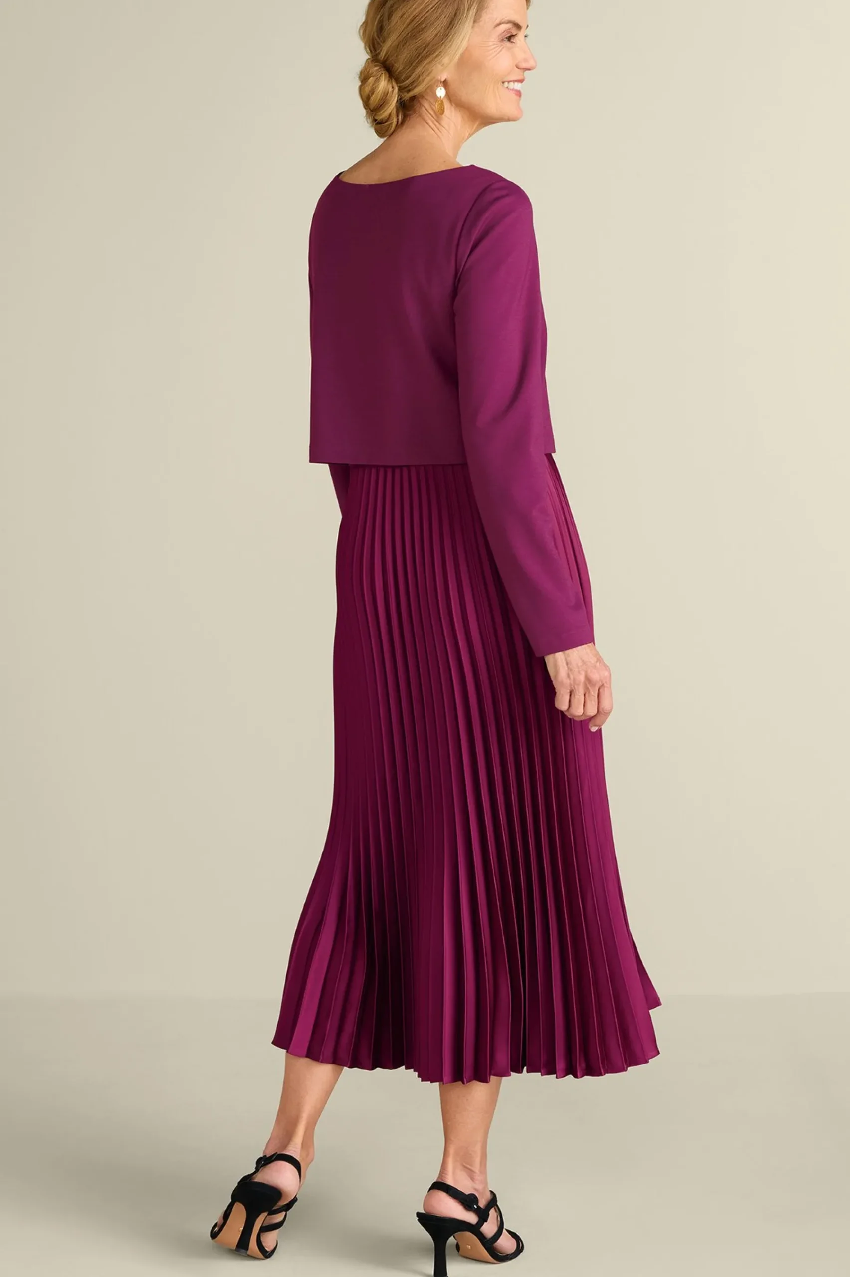 cassandra_dress_1.webp forever favorites | work to play-Soft Surroundings Cassandra Dress Jewel Green