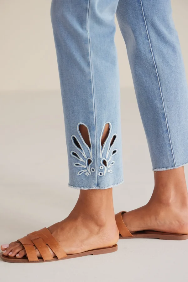 leggings | crop-Soft Surroundings Catalina Jeans Everwash