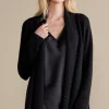 Everyday Styles | Sweaters & Cardigans-Soft Surroundings Celeste Cashmere Cardigan Black