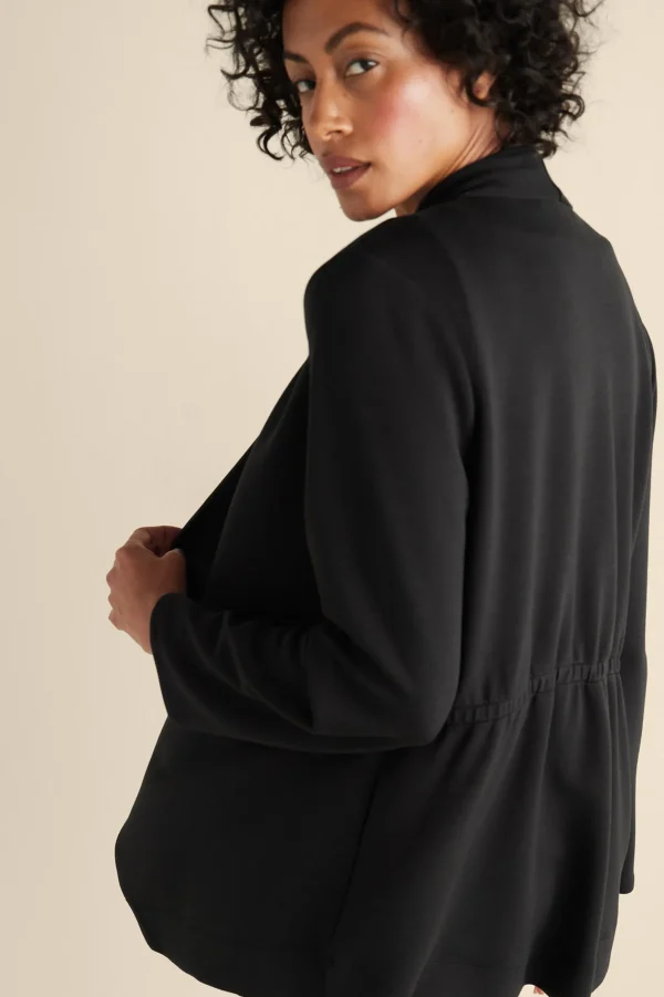 Jackets & Coats-Soft Surroundings Ceri Knit Jacket Black