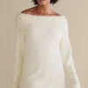 Sweaters & Cardigans | long sleeve-Soft Surroundings Christina Sweater Ivory Pearl
