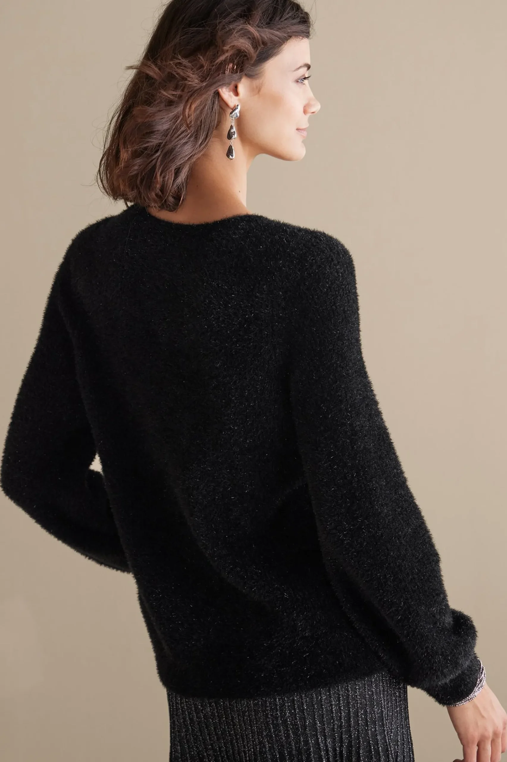 ciara_sparkle_sweater_2.webp Sweaters & Cardigans | long sleeve-Soft Surroundings Ciara Sparkle Sweater Black