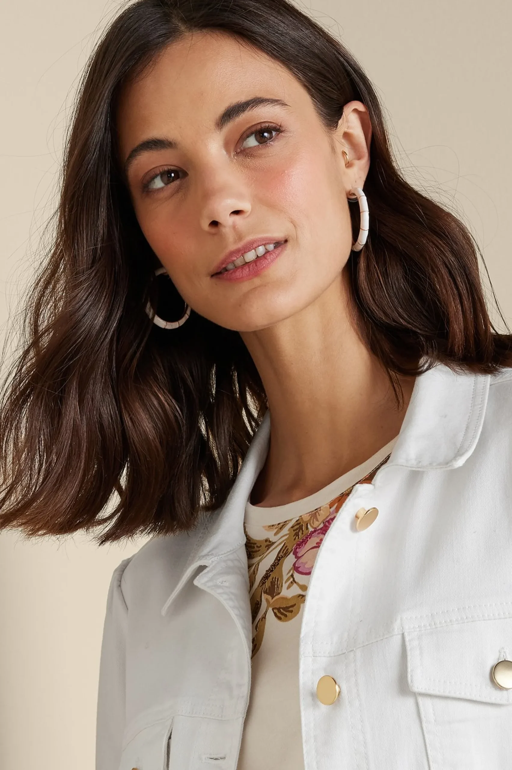 cleo_hoop_earring_1.webp Earrings | earrings-Soft Surroundings Cleo Hoop Earring Blue