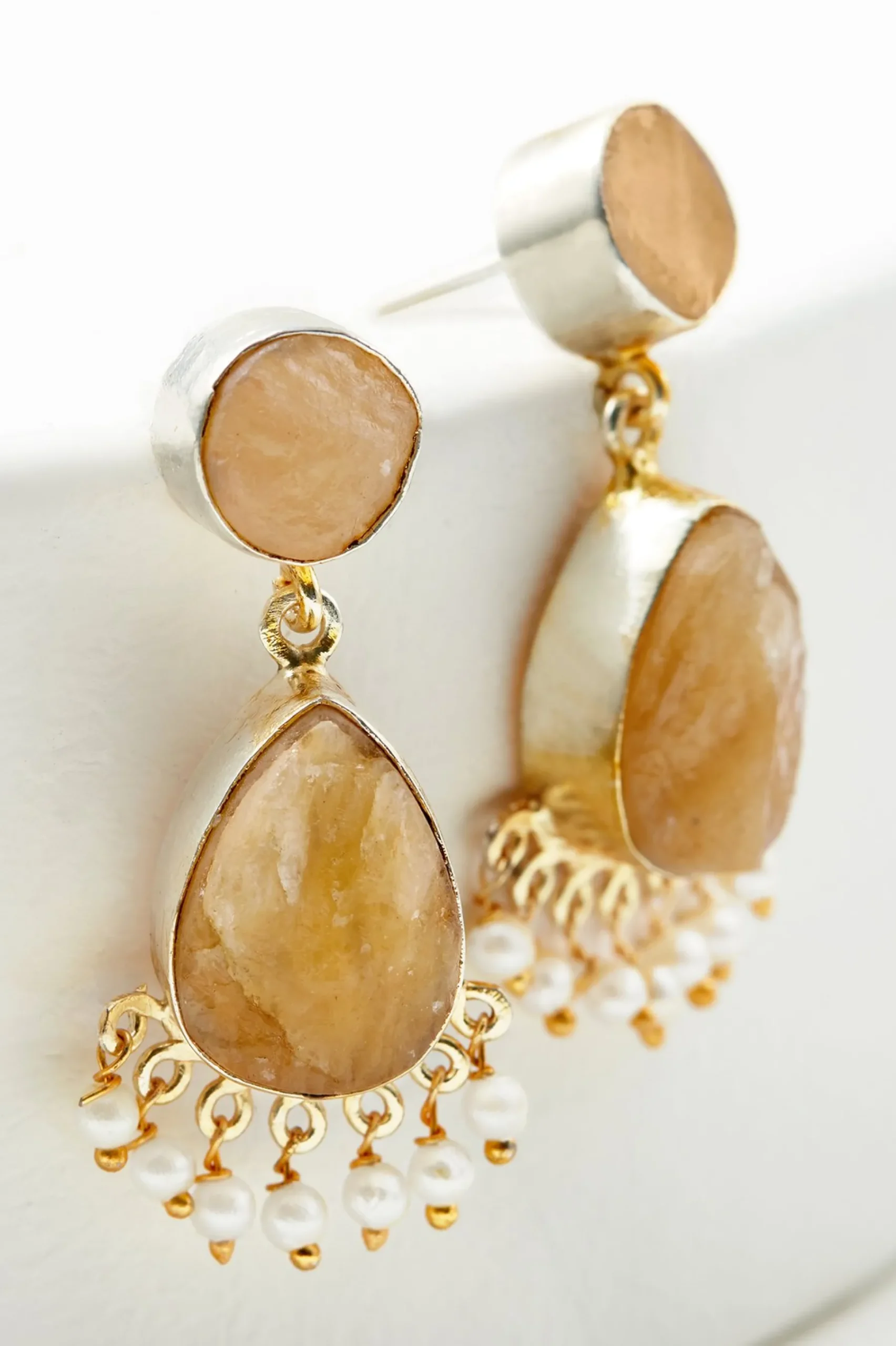 cressa_stone_drop_earring_0.webp Earrings | earrings-Soft Surroundings Cressa Stone Drop Earring Gold