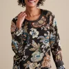 Feminine Flourish | long sleeve-Soft Surroundings Deanna Blouse Multi Floral