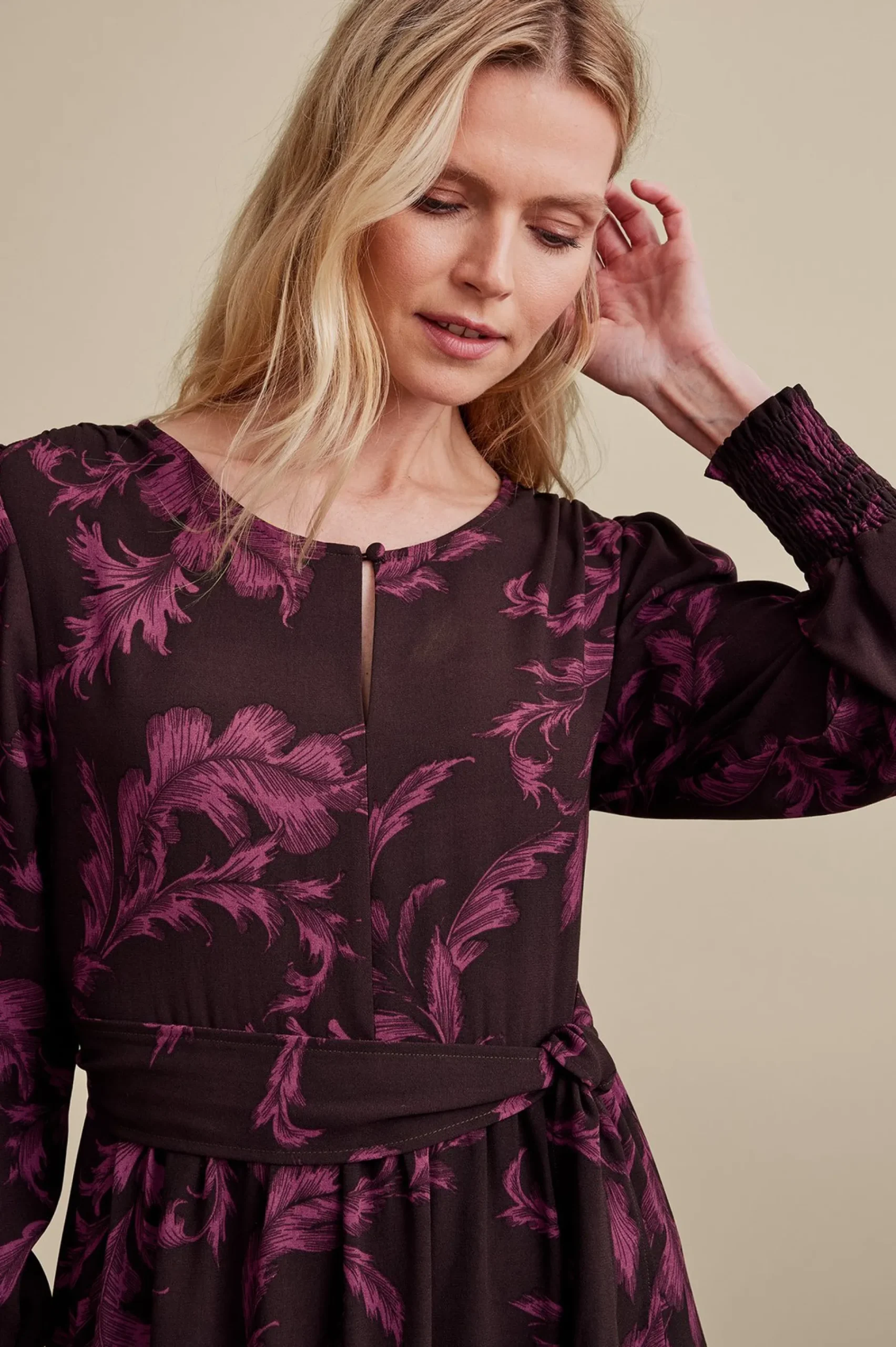 dianthe_dress_4.webp Feminine Flourish | patterned-Soft Surroundings Dianthe Dress Wine Botanical