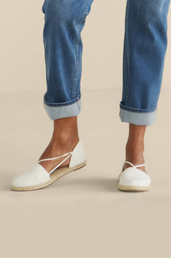espadrilles-Soft Surroundings Eileen Fisher Lee Stretch Espadrille Bone