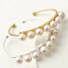 Bracelets | bracelets-Soft Surroundings Estella Pearl Cuff Gold/Pearl