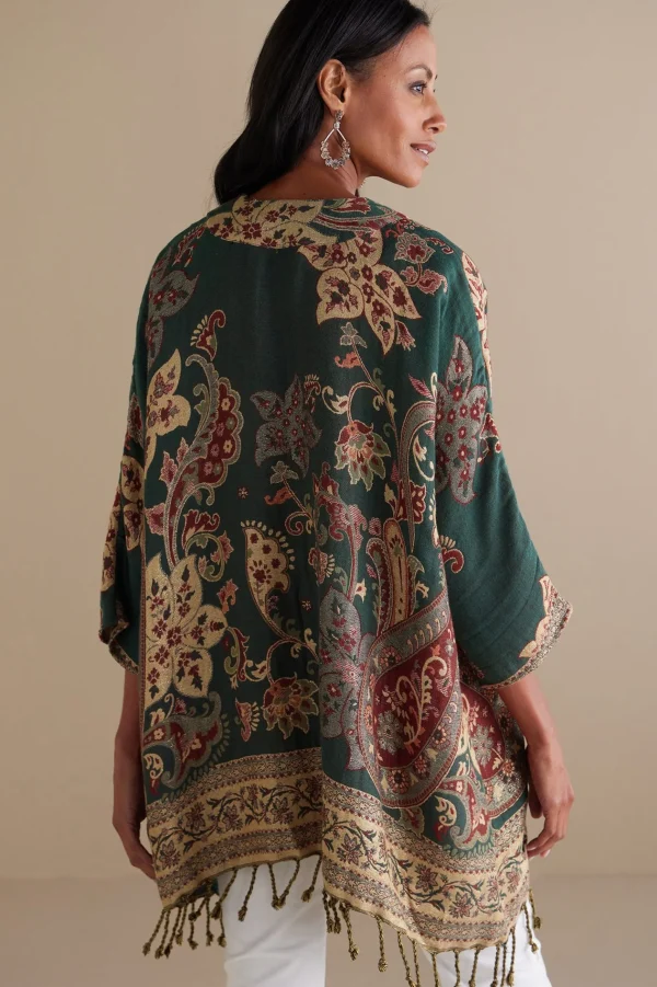 Global Artistry-Soft Surroundings Eve Topper Paisley Multi