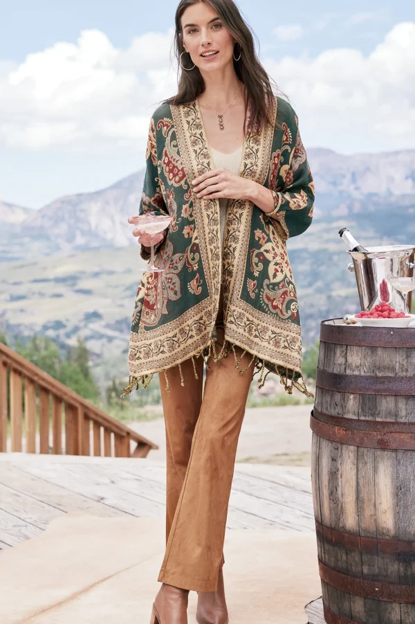 Global Artistry-Soft Surroundings Eve Topper Paisley Multi