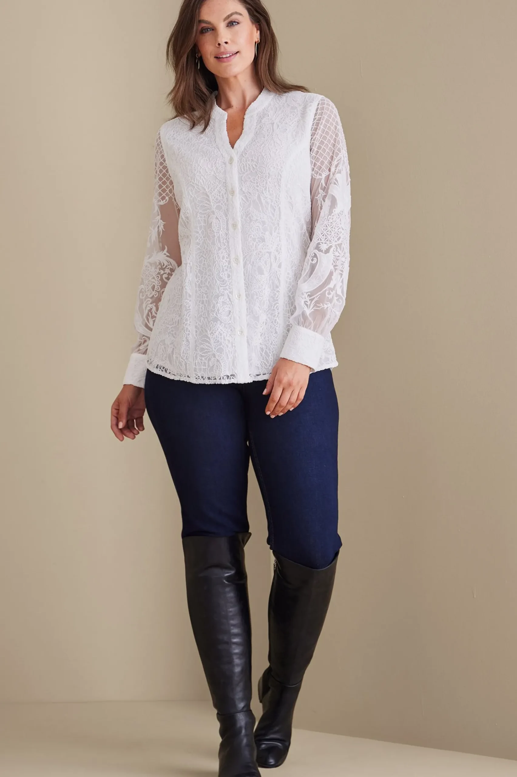 fiori_top_1.webp Feminine Flourish | Global Artistry-Soft Surroundings Fiori Top Ivory Pearl