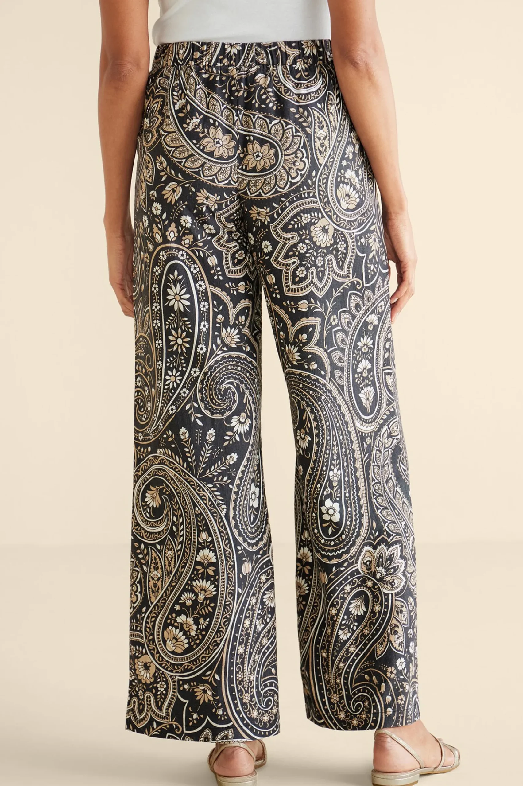 fleur_pants_2.webp Vacation Shop | full length-Soft Surroundings Fleur Pants Global Paisley