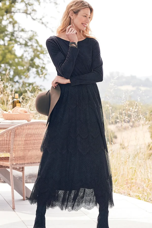 between season | forever favorites-Soft Surroundings Frederica Dress Black