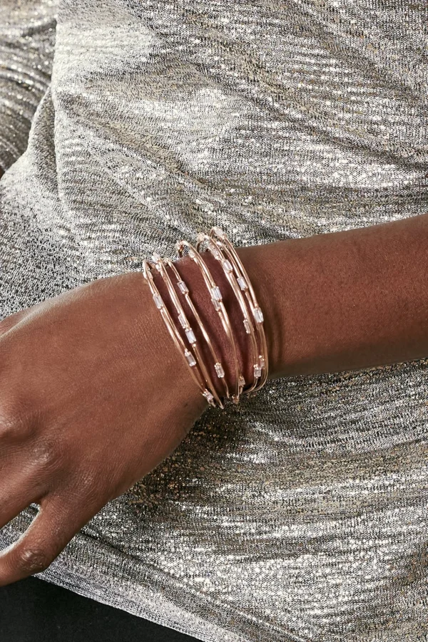 Bracelets | bracelets-Soft Surroundings Gretta Gem Cuff Gold