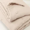 comforters-Soft Surroundings Harlow Tufted Comforter Beige