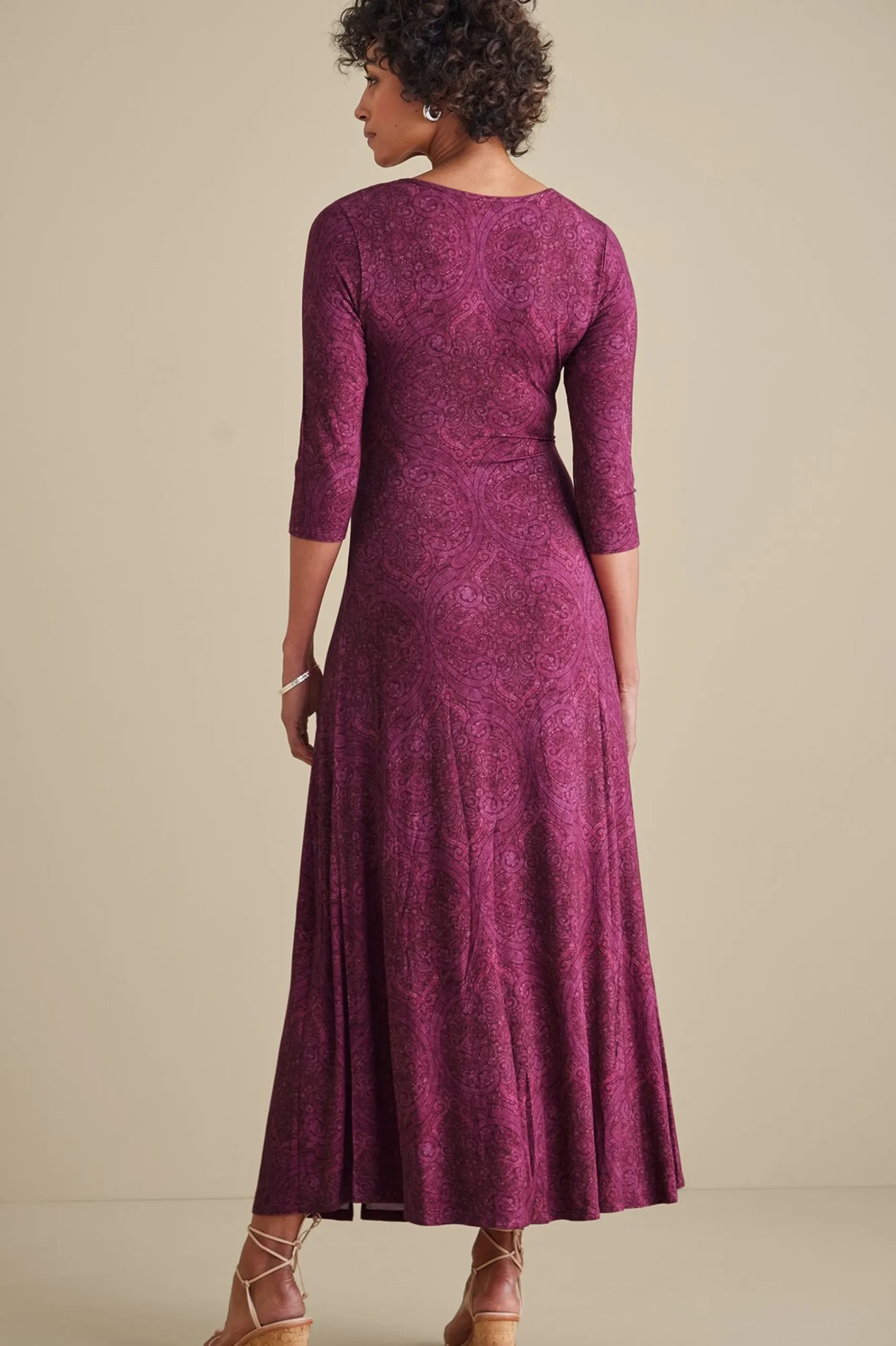 hyannis_maxi_dress_2.webp work to play | maxi-Soft Surroundings Hyannis Maxi Dress Tapestry Multi