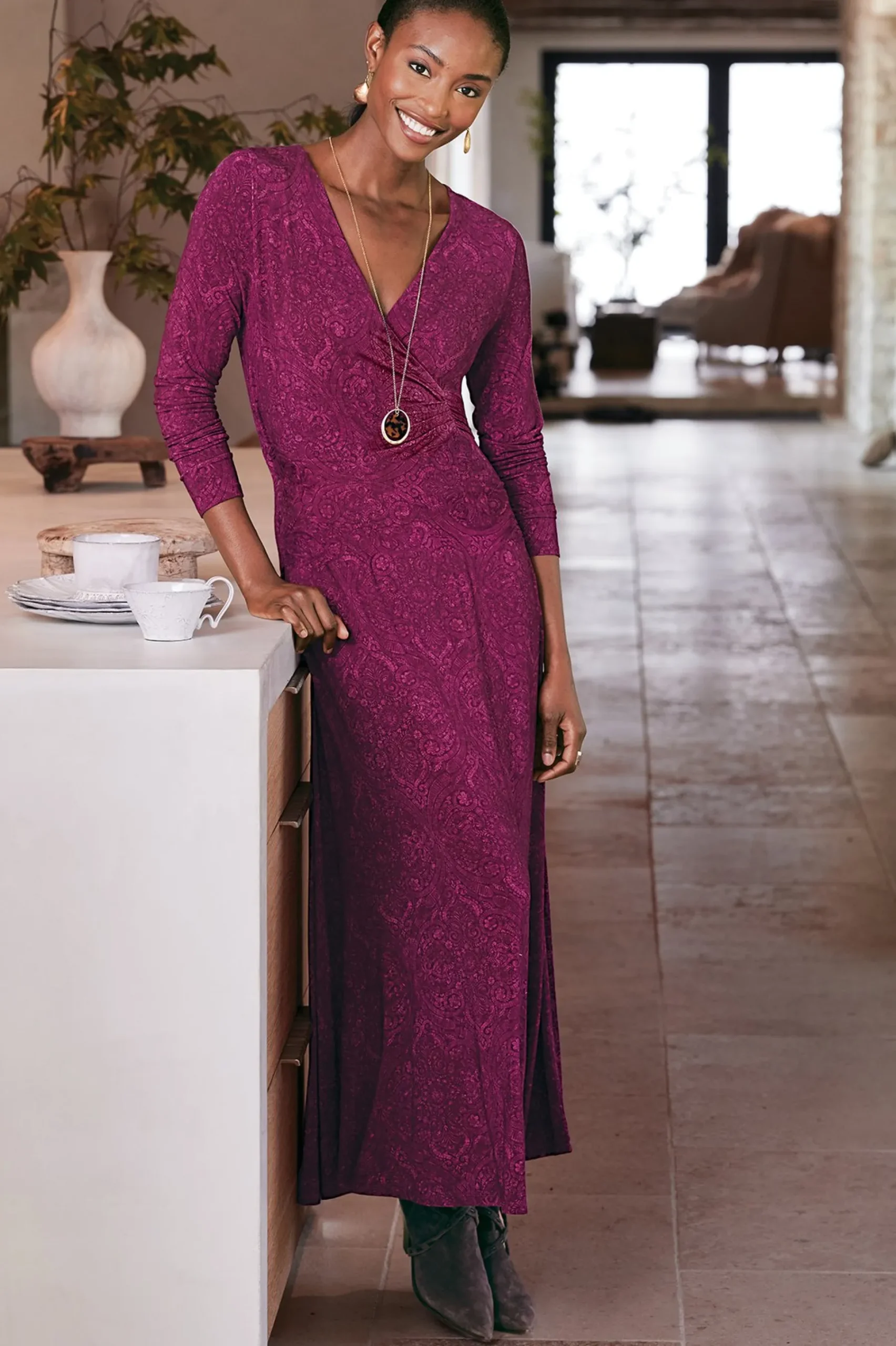 hyannis_maxi_dress_3.webp work to play | maxi-Soft Surroundings Hyannis Maxi Dress Tapestry Multi