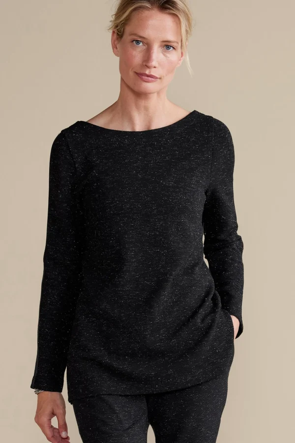 long sleeve | pullovers-Soft Surroundings Janae Top Black
