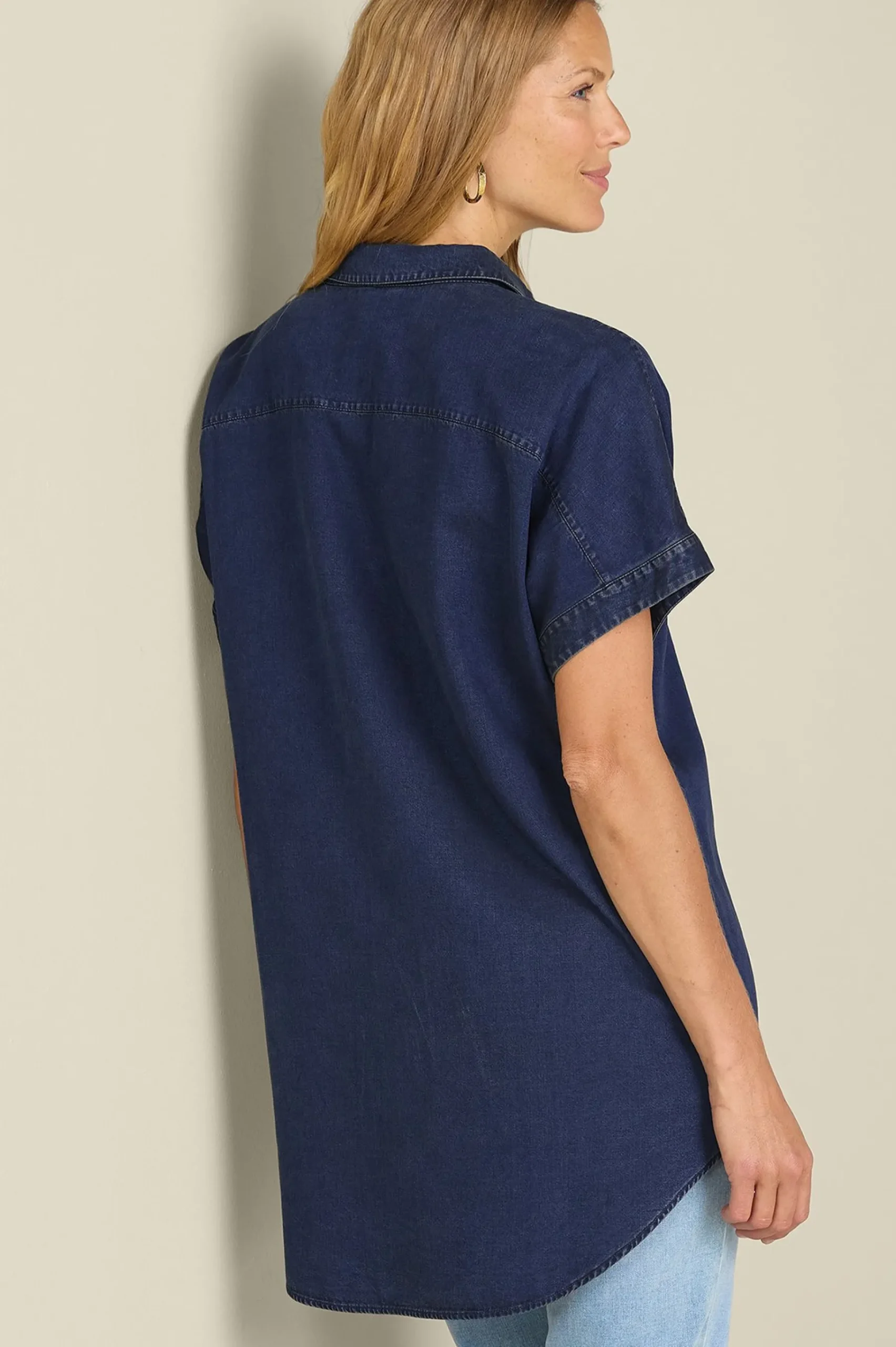 je_veux_tencel_shirt_2.webp Everyday Styles | Vacation Shop-Soft Surroundings Je Veux TENCEL Shirt Light Chambray