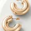 Earrings | earrings-Soft Surroundings Julianna Hoop Earring Polished Silver