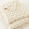 Throws | blankets & throws-Soft Surroundings Kali Knit Throw Indigo