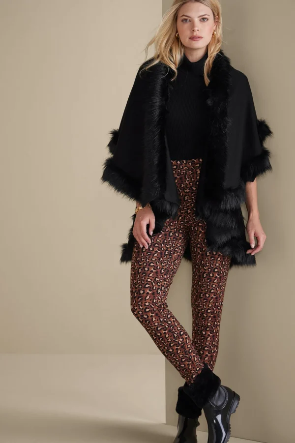 Scarves & Wraps-Soft Surroundings Kamaria Wrap Black