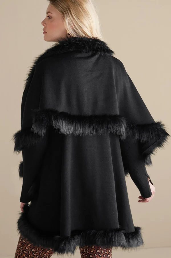 Scarves & Wraps-Soft Surroundings Kamaria Wrap Black