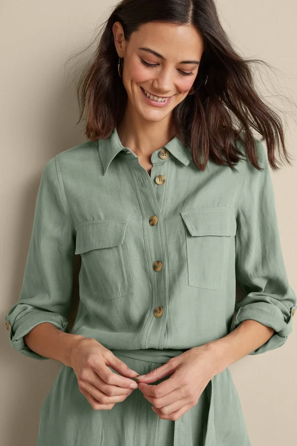 Jumpsuits | casual-Soft Surroundings Kerry Jumpsuit Light Chambray