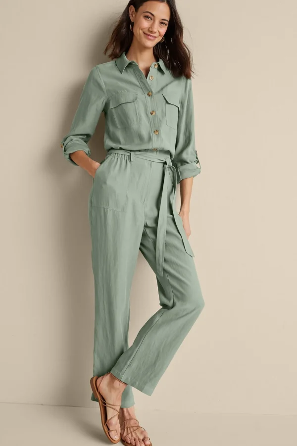 Jumpsuits | casual-Soft Surroundings Kerry Jumpsuit Light Chambray