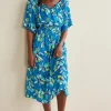 cover ups-Soft Surroundings La Blanca Fiji Coverup Dress Ocean