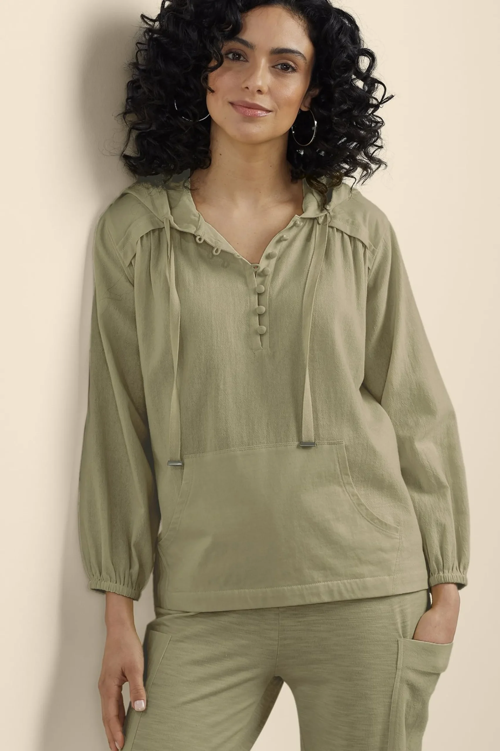 lanai_hoodie_0.webp Wear Now Styles | Gauze Shop-Soft Surroundings Lanai Hoodie Bay Leaf
