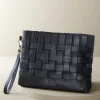 Handbags-Soft Surroundings Leather Strap In Clutch Black
