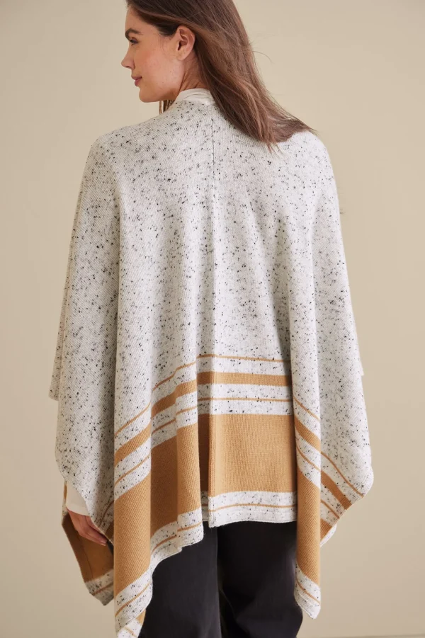 Scarves & Wraps-Soft Surroundings Leonie Wrap White Multi