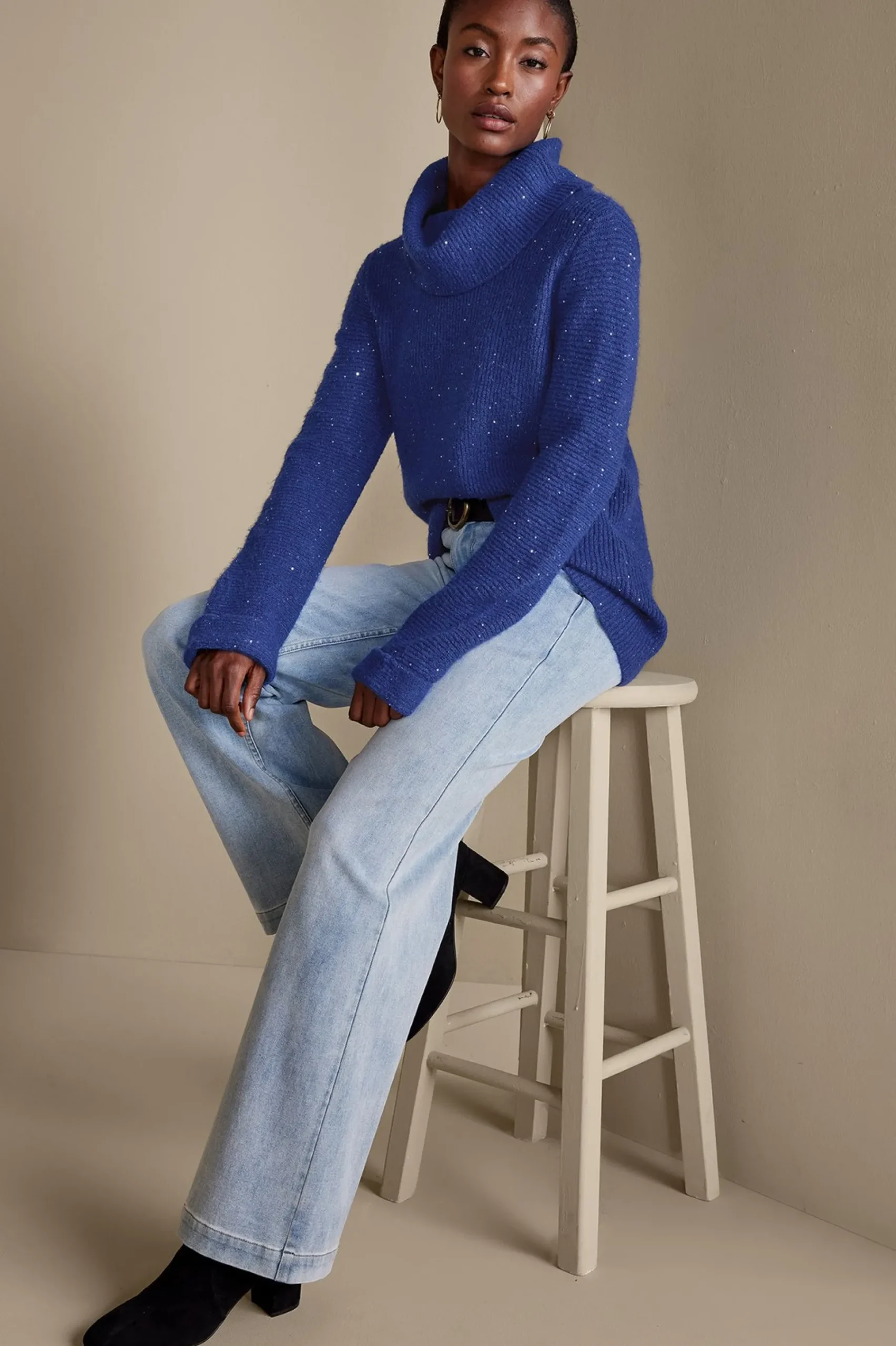 linley_sequin_sweater_5.webp Into The Blues | Sweaters & Cardigans-Soft Surroundings Linley Sequin Sweater Sapphire