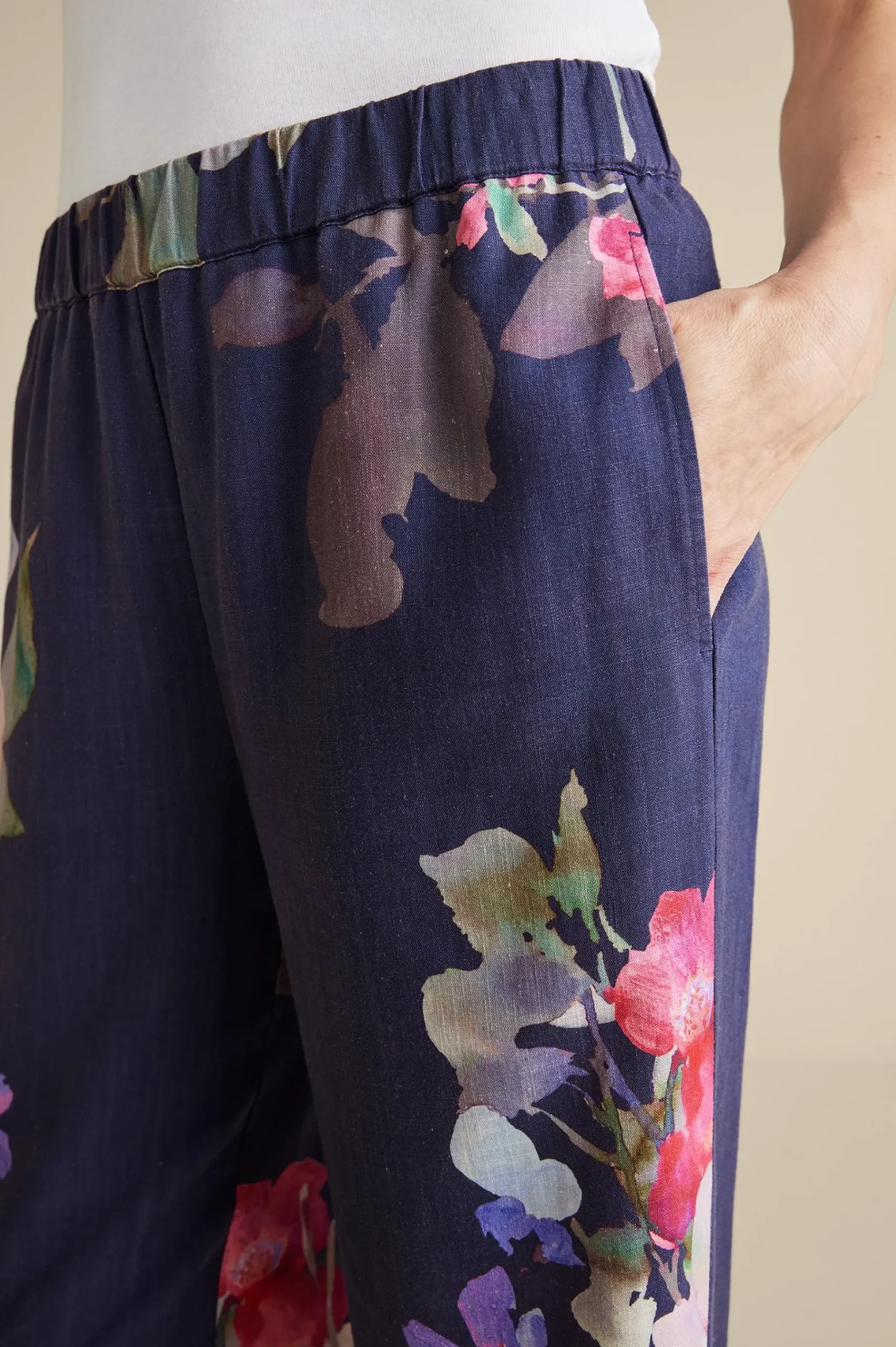 lizette_wideleg_pant_4.webp Feminine Flourish | Into The Blues-Soft Surroundings Lizette Wide-Leg Pant Marseille Floral Exploded
