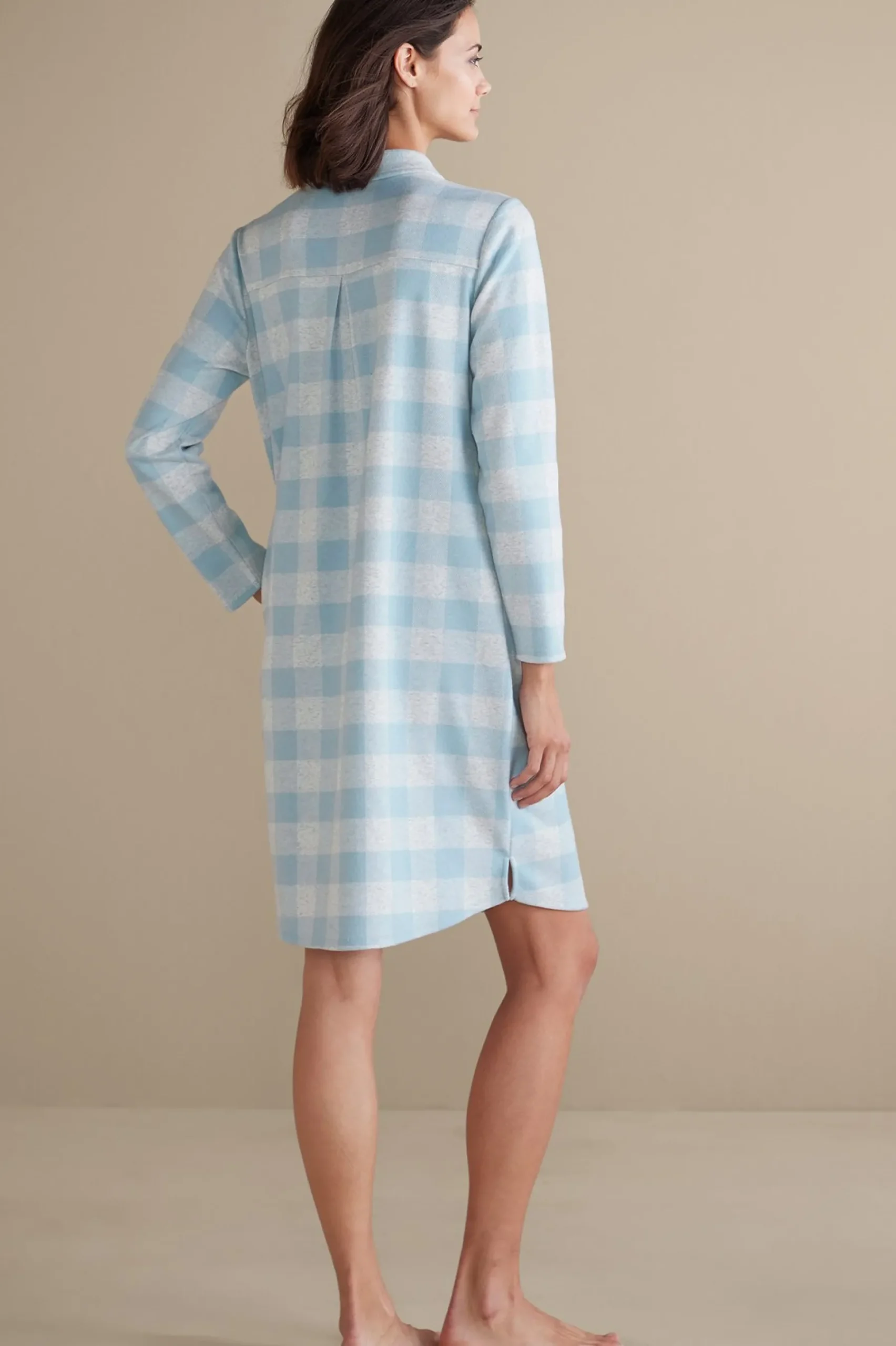 mad_about_plaid_sleep_dre_5.webp Sleepwear & Lounge-Soft Surroundings Mad About Plaid Sleep Dress Red Plaid