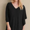 Everyday Styles | long sleeve-Soft Surroundings Madeline Tunic Sangria Red