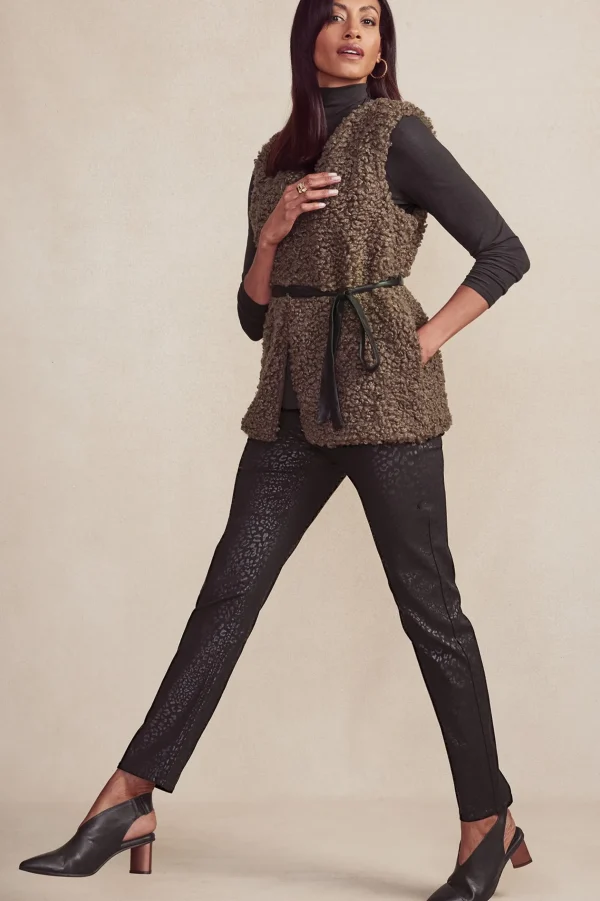 Jackets & Coats | vest-Soft Surroundings Maribo Shearling Vest Brown Shearling